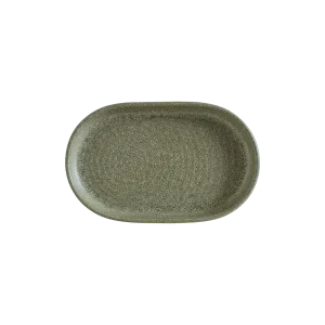 Adelfa Ripple Oval Plate 15 cm