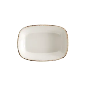 Retro Gourmet Rectangular Plate 14*10 cm