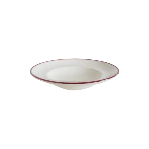Linea Burgundy Gourmet Deep Plate 24 cm 400 cc