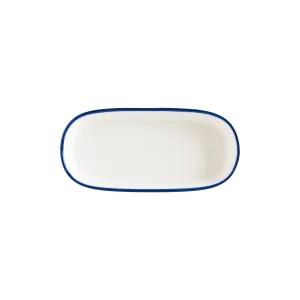 Linea Blue Hygge 18 cm Oval Plate