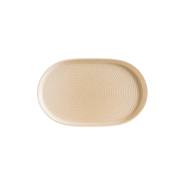 Oval Ripple Mirage Ripple Oval Plate 37 cm - Crockery Tableware