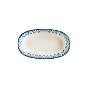 Esnaf Mid White Gourmet Oval Plate 19*11 cm