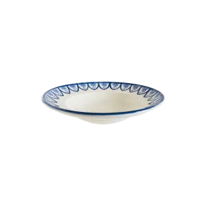 Esnaf Mid White Gourmet Deep Plate 24 cm 400 cc