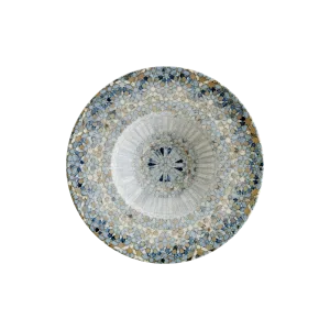Luca Mosaic Matt Banquet Deep Plate 28 cm 400 cc