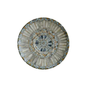 Luca Mosaic Matt Gourmet Coffee Saucer 16 cm
