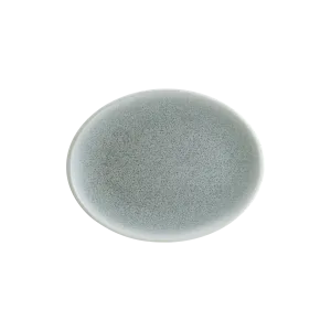 Luca Ocean Blue Matt Moove Oval Plate 31*24 cm
