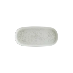 Lunar White 21cm oval dish