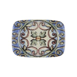 Id Fine Amalfi Quadro Rectangular Boat Plate 13 cm