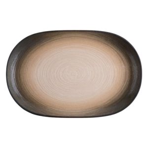 Id Fine Canyon Oval Boat Plate 14 cm