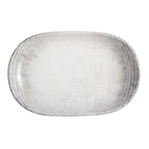 Id Fine Fume Oval Boat Plate 14 cm