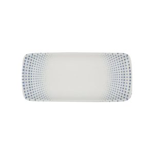 Id Fine Harmony Blue Quadro Rectangular Plate 22 cm