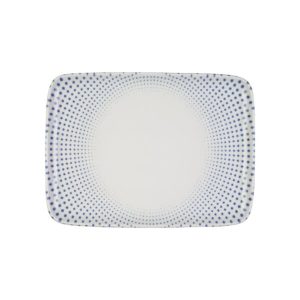 Id Fine Harmony Blue Quadro Rectangular Plate 31 cm
