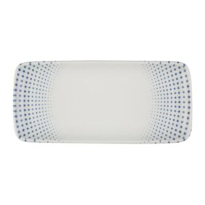 Id Fine Harmony Blue Quadro Rectangular Plate 37 cm