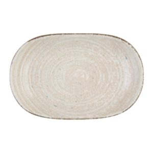 Id Fine Mocha Magnus Oval Boat Plate 28 cm