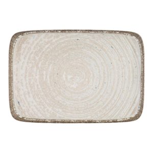 Id Fine Mocha Quadro Rectangular Plate 37 cm