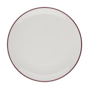 Id Fine Modest Maroon Lona Flat Plate 30 cm
