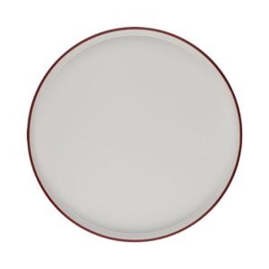 Id Fine Modest Maroon Stolt Flat Plate 21 cm
