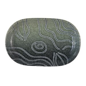 Id Fine Orbit Oval Boat Plate 28 cm