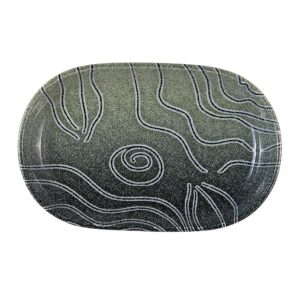 Id Fine Orbit Oval Boat Plate 37 cm