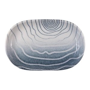 Id Fine Spazio Oval Boat Plate 14 cm